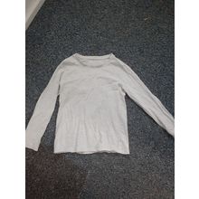 girls long sleeve grey top size 9