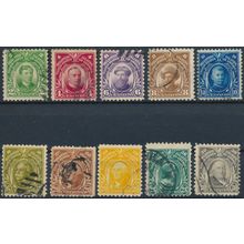 Definitive: 10 Values - Philippines 1906/17 - Used Hinged