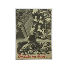 Original WW2 German Air Drop Propaganda Leaflet. - Code AI-045a-3-44. - 1944.