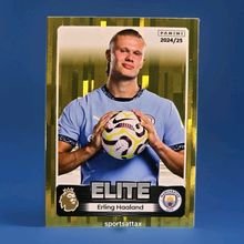 Panini Premier League 2025 Elite Sticker Gold Parallel Erling Haaland #428