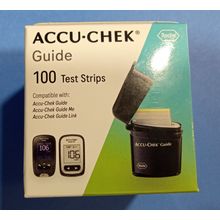 New/Sealed Accu-Chek Guide Test Strips Box of 100, Expires December 2026