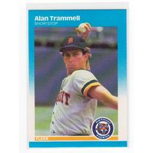 1987 Fleer Alan Trammell baseball card #167 – Tigers