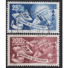 GERMANY Saar [1950] MiNr 0297-98 ( O/used ) [01]