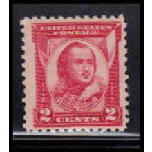 690 2c General Pulaski Barely Clears MNH Z0338