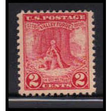 645 2c Valley Forge Barely Clears MNH O1134