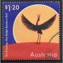 Australia 1997 The Dreaming - How Brolga Became a Bird $1.20 Used