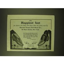 1902 Daniel Green Felt Shoe Co. Ad - No. 0151 and No. 0256 Shoes