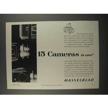 1959 Hasselblad 500C Camera Ad - 15 In One