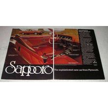 1978 Plymouth Sapporo Ad - Sophisticated New Car