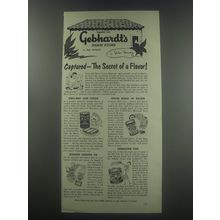 1953 Gebhardt's Ad - Chili Con Carne, Chili Beans, Chili Powder, Barbecue Sauce