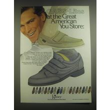 1984 Kinney G.A.S.S. Leather Boat Shoe and G.A.S.S.-Lite Advertisement