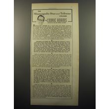1950 The Minneapolis Star and Tribune Advertisement - Cedric Adams - Plumbers