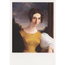 Harriet Taylor Mill Book Author Philosopher Painting Postcard