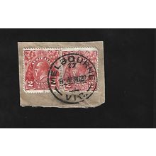 AUSTRALIA STAMPS - 2 x 2d. #AUS/51.