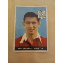 1958 A&BC FOOTBALLERS 2ND SERIES PETER JOHN ATYEO BRISTOL CITY 55