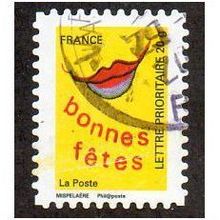 FRA 2008 (55c) 'GREETINGS -BONNES FETES' FINE USED (EBID11140)