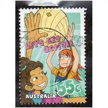 AUS 2009 55c 'LETS GET ACTIVE ' FINE USED (EBID15125)