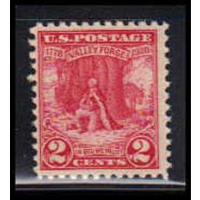 645 2c Valley Forge Barely Clears MNH O1523