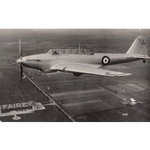 Fairey Battle RR Merlin 1050HP Military Plane Real Photo Postcard