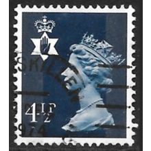 1971-93 Northern Ireland Definitive Issue - SG NI17 4½p Queen Elizabeth C5