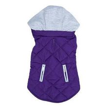 Weekender Dog Sweatshirt Hoodie - Purple LARGE