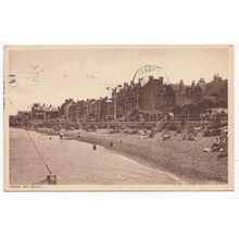 Herne Bay Beach Kent 1950 Percy G Pratt Postcard