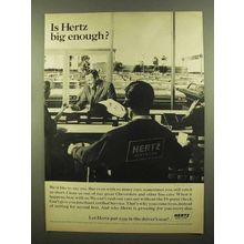 1965 Hertz Rent-A-Car Ad - Big Enough?