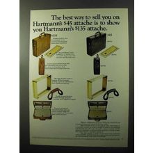 1970 Hartmann's Attache Cases Ad - Best Way to Sell