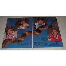 1986 Clairol Highlighting Products Ad - Hairpainting, Frost & Tip, Light Effects