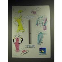 2005 Tampax Tampon Ad - Great Leakage Protection