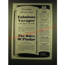 1947 The University of Chicago Press Ad - Two major literary events