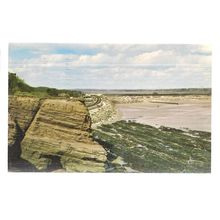 THE RED ROCKS, DAWLISH WARREN, DEVON used vintage postcard 1967 pm =