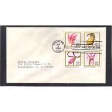 FDC 2076-2079 20c Orchids (No Cachet-Typed/A) CV40132