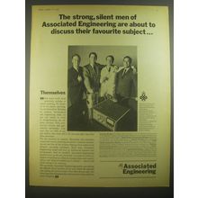 1967 Associated Engineering Ad - The strong, silent men