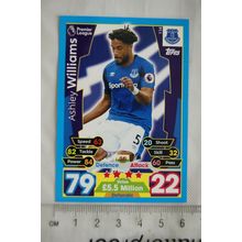 2017/18 Match Attax 114 Ashley Williams, Everton