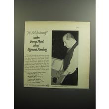 1951 RCA Victor Records Ad - Fannie Hurst about Sigmund Romberg