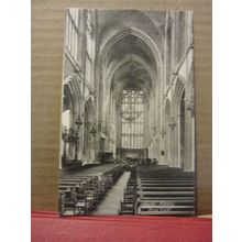 NAVE EAST, BATH ABBEY, BATH. SOMERSET. antique postcard by F. Frith, 1907 #