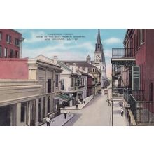 Charters Street French Quarter New Orleans LA Old Postcard