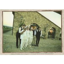 Chefs at Olive Garden Restaurant Tuscany Italy Postcard