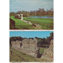 Roman Rome Wall Verulamium Hertfordshire 2x Postcard