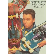 Carl of Brother Beyond Pop Music Group Publicity Postcard