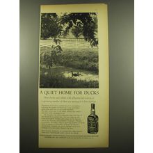 1960 Jack Daniel's Whiskey Ad - A Quiet Home for Ducks