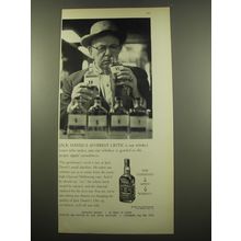 1960 Jack Daniel's Whiskey Ad - Jack Daniel's severest Critic