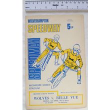 1971 Wolves v Belle Vue Speedway Programme, 2nd April