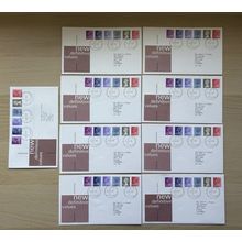 Royal Mail First Day Covers 1981 New Definitive Stamps FDC’s x9