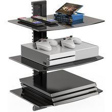 WALI Floating Entertainment Center Shelves, Holds up to 17.6Lbs, TV Shelf with S