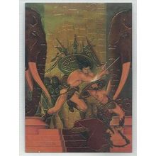 CONAN series 1 ' ALL CHROMIUM card # 28 (1993)