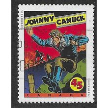 CAN 1995 45c 'COMIC STRIP HEROES - JOHNNY CANUCK' FINE USED (EBID71-348)