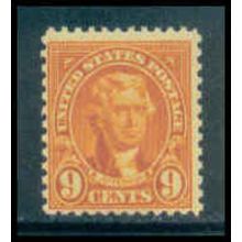 641 9c Thomas Jefferson Barely Clears MNH Q1804