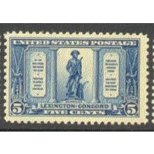 619 5c Minute Man Very Fine MNH B0795